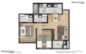 Apartamento com 2 Quartos à Venda, 48 m² em Seminário - Curitiba