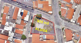 Terreno para Alugar, 855 m² em Vila Santo Estéfano - São Paulo