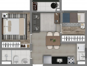 Apartamento com 1 Quarto à Venda, 24 m² em Vila Romana - São Paulo