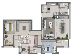 Apartamento com 3 Quartos à Venda, 265 m² em Vila Nova Conceição - São Paulo