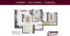 Apartamento com 3 Quartos à Venda, 71 m² em Jardim Do Lago - Jundiaí