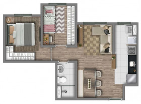 Apartamento com 2 Quartos à Venda, 41 m² em Cidade Líder - São Paulo