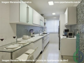 Apartamento com 2 Quartos à Venda, 66 m² em Parque São Vicente - Mauá