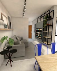 Apartamento com 2 Quartos à Venda, 47 m² em Jardim - Santo André