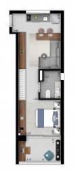 Apartamento com 2 Quartos à Venda, 64 m² em Brooklin Paulista - São Paulo