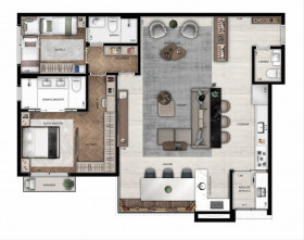 Apartamento com 2 Quartos à Venda, 92 m² em Lapa - São Paulo