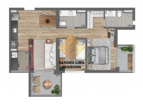 Apartamento com 1 Quarto à Venda, 72 m² em Pinheiros - São Paulo