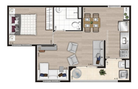 Apartamento com 2 Quartos à Venda, 41 m² em Vila Nova Mazzei - São Paulo