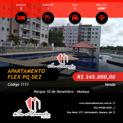 Apartamento com 2 Quartos à Venda, 60 m² em Parque 10 De Novembro - Manaus