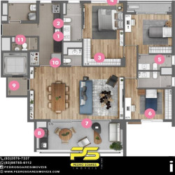 Apartamento com 3 Quartos à Venda, 146 m² em Indianópolis - São Paulo