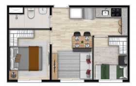 Apartamento com 2 Quartos à Venda, 32 m² em Bela Vista - São Paulo
