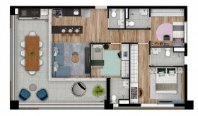 Apartamento com 2 Quartos à Venda, 69 m² em Sumaré - São Paulo