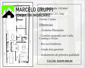 Casa com 3 Quartos à Venda, 149 m² em Jardim Mantova - Indaiatuba