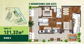 Apartamento com 3 Quartos à Venda, 117 m² em Jardim Tupanci - Barueri