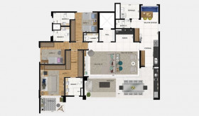 Apartamento com 4 Quartos à Venda, 181 m² em Brooklin - São Paulo