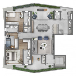 Apartamento com 3 Quartos à Venda, 142 m² em Vila Olímpia - São Paulo