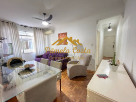 Apartamento com 2 Quartos para Alugar, 55 m² em Ponta Da Praia - Santos