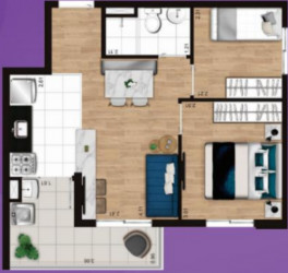 Apartamento com 2 Quartos à Venda, 36 m² em Jardim Umarizal - São Paulo