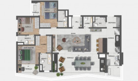 Apartamento com 4 Quartos à Venda, 176 m² em Aclimação - São Paulo