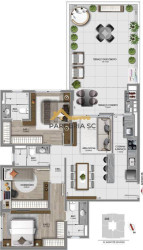 Apartamento com 3 Quartos à Venda, 126 m² em Canto - Florianópolis