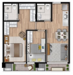 Apartamento com 2 Quartos à Venda, 77 m² em Vila Clementino - São Paulo
