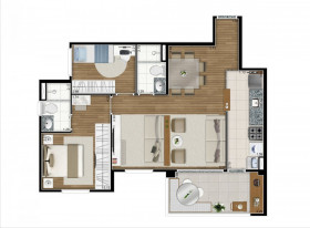 Apartamento com 3 Quartos à Venda, 72 m² em Parque Itália - Campinas
