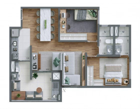 Apartamento com 3 Quartos à Venda, 69 m² em Pari - São Paulo