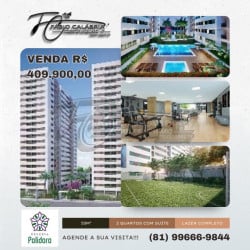 Apartamento com 2 Quartos à Venda, 53 m² em Várzea - Recife