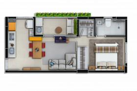 Apartamento com 1 Quarto à Venda, 35 m² em Pinheiros - São Paulo