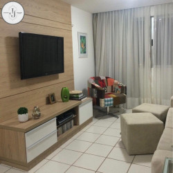 Apartamento com 3 Quartos para Alugar ou Temporada, 87 m² em Capim Macio - Natal