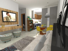 Apartamento com 2 Quartos à Venda, 65 m² em Vila Bastos - Santo André