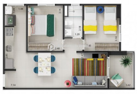 Apartamento com 2 Quartos à Venda, 52 m² em Jardim Avelino - São Paulo