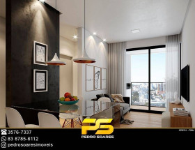 Apartamento com 1 Quarto à Venda, 55 m² em Bessa - João Pessoa