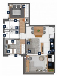 Apartamento com 3 Quartos à Venda, 125 m² em Chácara Santo Antônio (zona Sul) - São Paulo