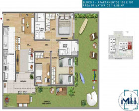 Imóvel com 3 Quartos à Venda, 68 m² em Marechal Hermes - Rio De Janeiro