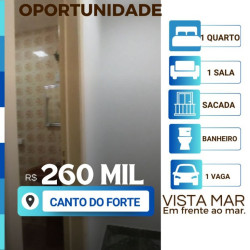 Apartamento com 1 Quarto à Venda, 31 m² em Canto Do Forte - Praia Grande