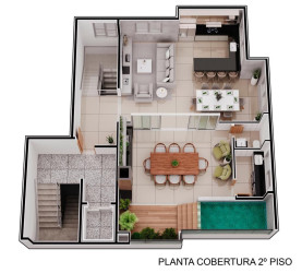 Cobertura com 3 Quartos à Venda, 210 m² em Cidade Nobre - Ipatinga