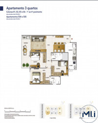 Imóvel com 3 Quartos à Venda, 69 m² em Quintino Bocaiúva - Rio De Janeiro