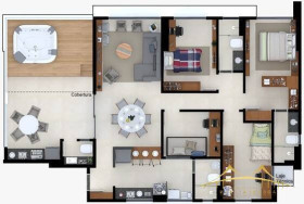 Apartamento com 3 Quartos à Venda, 92 m² em Lagoa Nova - Natal