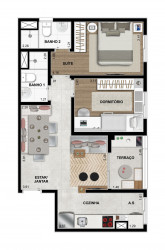 Apartamento com 2 Quartos à Venda, 48 m² em Itaquera - São Paulo