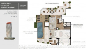 Apartamento com 4 Quartos à Venda, 336 m² em Alphaville Empresarial - Barueri