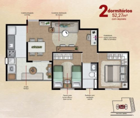 Apartamento com 2 Quartos à Venda, 71 m² em Santana - São Paulo
