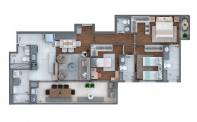 Apartamento com 3 Quartos à Venda, 159 m² em Tatuapé - São Paulo