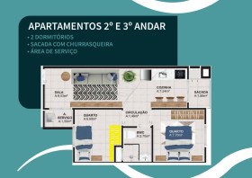Apartamento com 2 Quartos à Venda, 66 m² em Sertãozinho - Matinhos