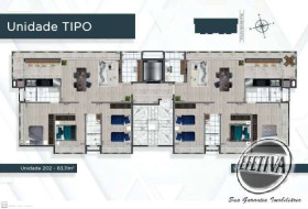 Apartamento com 3 Quartos à Venda, 84 m² em Caioba - Matinhos