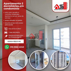 Apartamento com 2 Quartos à Venda, 45 m² em Rosário - Pirassununga