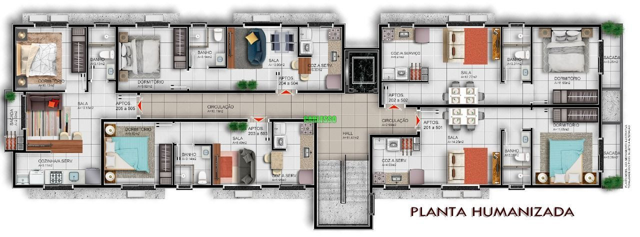 Apartamento com 1 Quarto à Venda, 36 m² em Camobi - Santa Maria