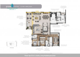 Apartamento com 3 Quartos à Venda, 213 m² em Cambuí - Campinas