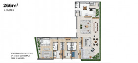 Apartamento com 3 Quartos à Venda, 196 m² em Jardim Paulista - São Paulo