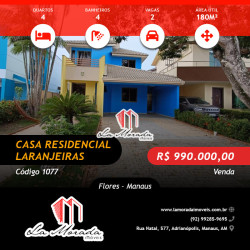 Casa com 4 Quartos à Venda, 180 m² em Flores - Manaus